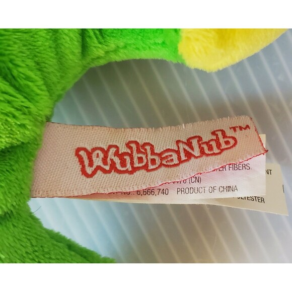 WubbaNub Green Frog Pacifier 0-6 Mos Baby Paci Binky Soother Holder Mary Meyer - Picture 3 of 5